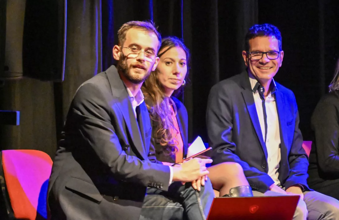 Axel Berriaux, Aurélie Allemand et Jean-Didier Girard au Tempo