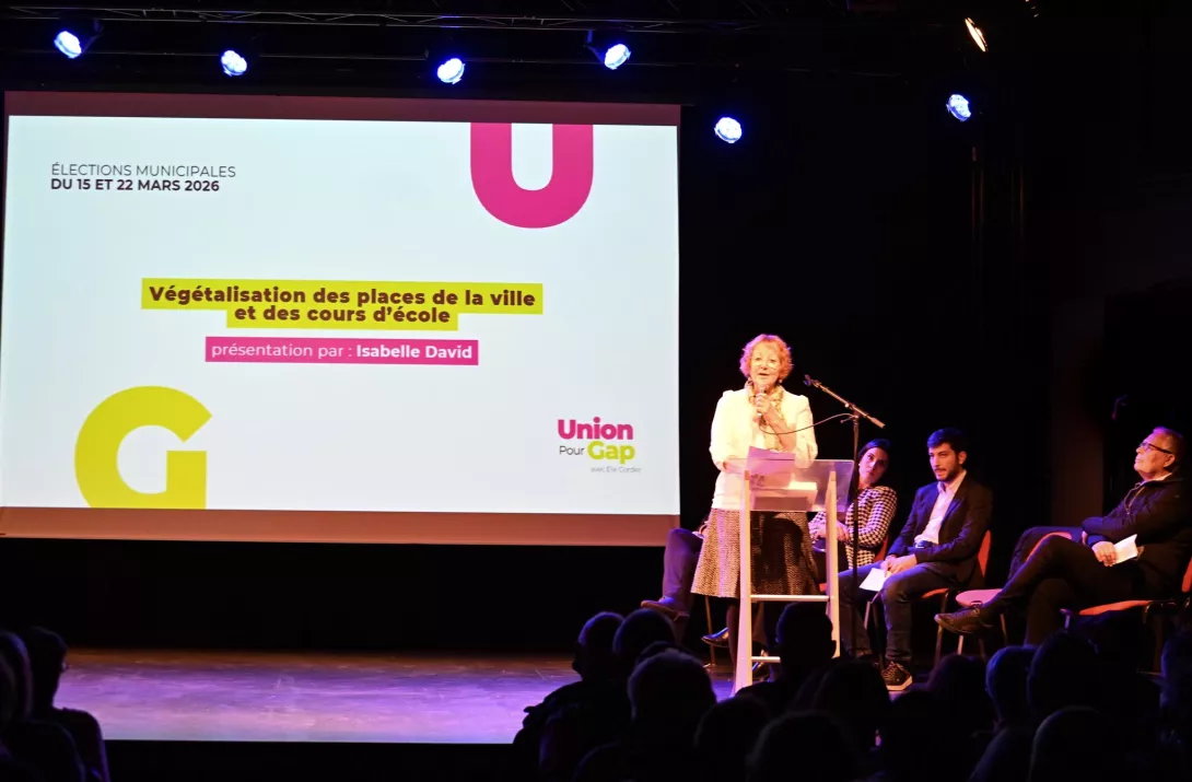 Isabelle David présentation le projet de Végétalisation de la ville au Tempo