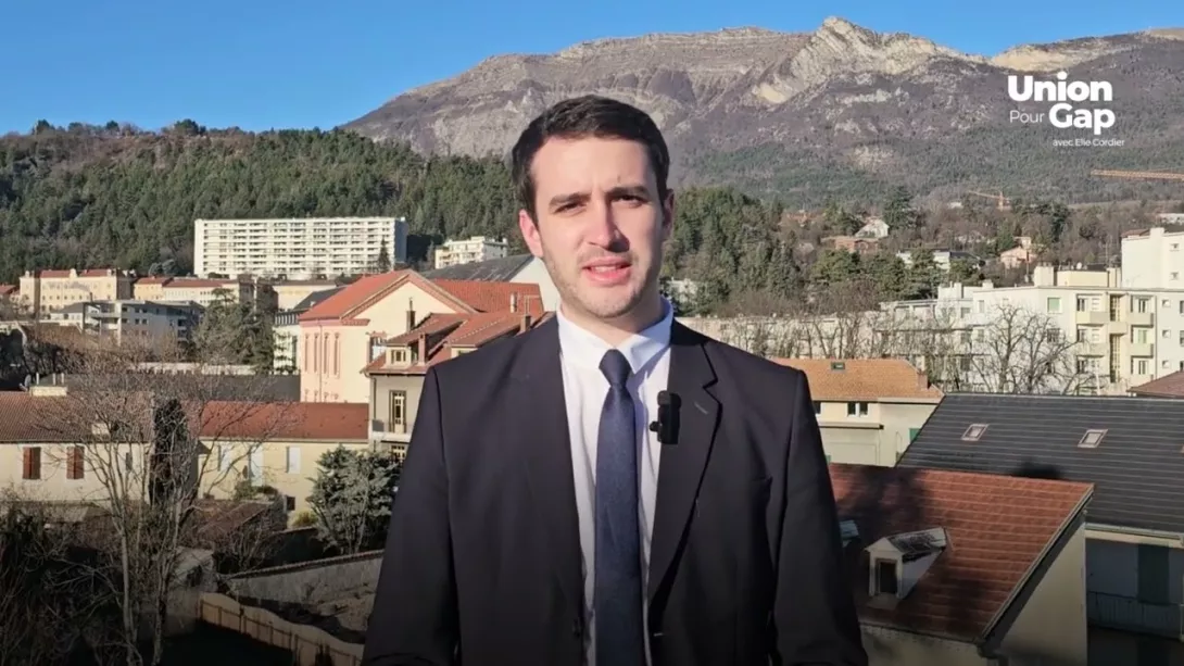 Élie Cordier adresse ses vœux aux Gapençaises et aux Gapençais